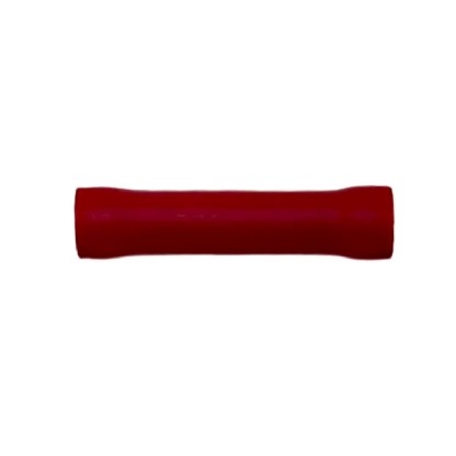 Luva Emenda 0,50-1,50Mm (22-16Awg) Total-Isolado Vermelho Pvc - Axt - 100 Unidades