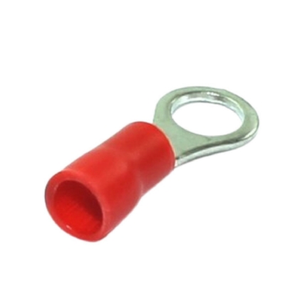 Terminal Olhal 0,50-1,50Mm (22-16Awg) Pré-Isolado Vermelho 1 Furo F=5Mm 3/16 (M5) - Magnet