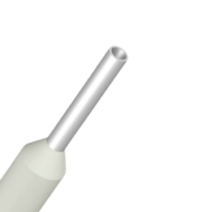 Terminal Tubular (Ilhos) 0,50Mm (20Awg) Pré-Isolado Branco - Magnet - 100 Unidades