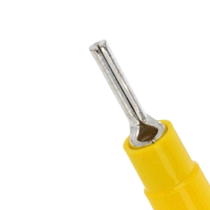 Terminal Pino 25Mm (4Awg) Pré-Isolado Amarelo - Magnet - 100 Unidades