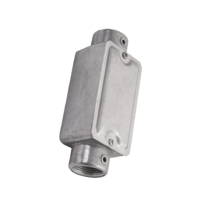 Condulete Alumínio Fixo Tipo C 1 Polegada Com Rosca Bsp Com Tampa Com Vedação Ip54 - Wetzel