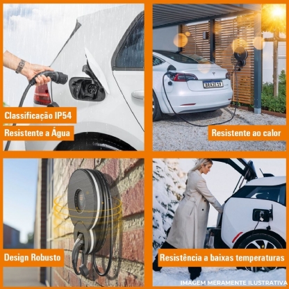 Carregador Veicular 380v 22kw 32a 3f C/cabo - E-connect