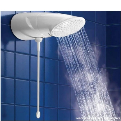 Chuveiro Ducha Elétrico Top Jet 220V 7500W Branco Multitemperatura - Lorenzetti