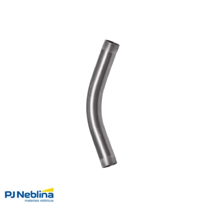 Curva Roscavel 90G 1 Polegada Galvanização Elétrica Nbr13057 Para Eletroduto