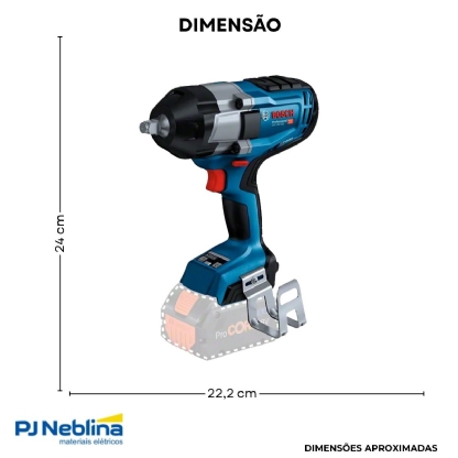 Chave De Impacto A Bateria Gds 18V-1000 - Bosch