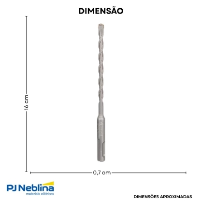 Broca Sds Plus-1 7,0 mm 160 mm - Bosch