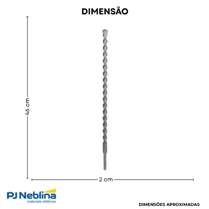 Broca Sds Plus-1 20,0 mm 460 mm - Bosch