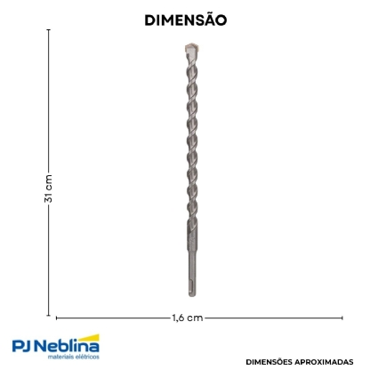 Broca Sds Plus-1 16,0 mm 310 mm - Bosch