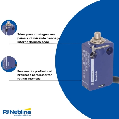 Chave Fim de Curso Pistao 1,5a 1na+1nf Ip66/ip67/ip68 C/cabo