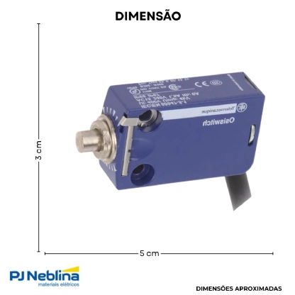 Chave Fim de Curso Pistao 1,5a 1na+1nf Ip66/ip67/ip68 C/cabo