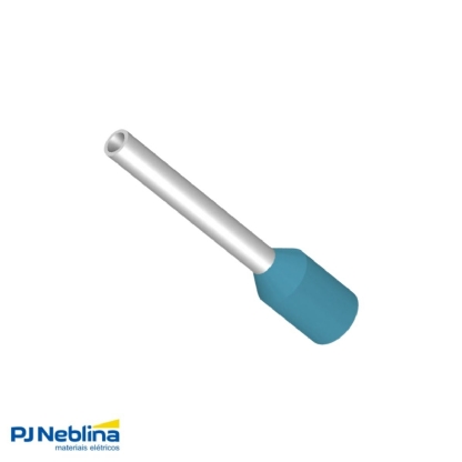 Terminal Tubular (Ilhos) 0,34Mm (22Awg) Pré-Isolado Turquesa - Phoenix