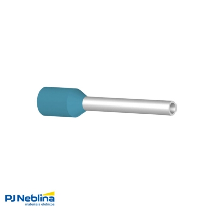 Terminal Tubular (Ilhos) 0,34Mm (22Awg) Pré-Isolado Turquesa - Phoenix