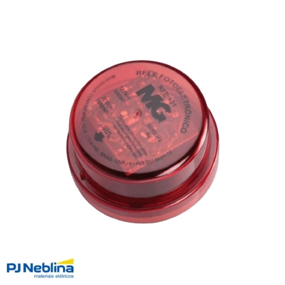 Rele Fotoelétrico 1000W Nf Bivolt Terminal Vermelho - Marigirius