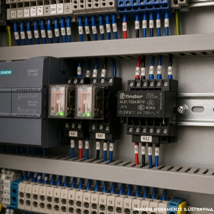 Rele Industrial Mini 6A 24Vcc 1Rev (Spdt) - Finder