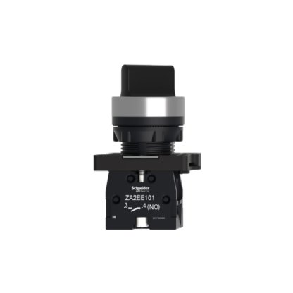 Botão Comutador Knob Curto 2 Pos Fix 90G 22,5Mm Plástico Preto 1Na - Schneider