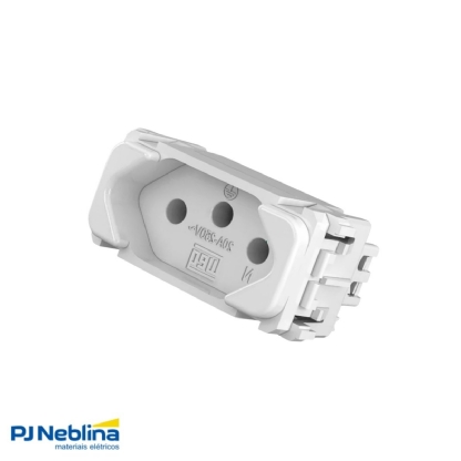 Módulo Tomada 2P+T 1 Módulo 20A 250V Branco Compose Nobac - Weg