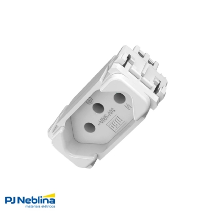 Módulo Tomada 2P+T 1 Módulo 20A 250V Branco Compose Nobac - Weg