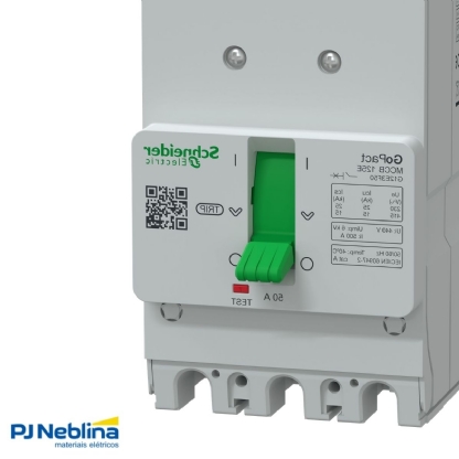 Disjuntor Caixa Moldada Tripolar 50a 15ka 380/415v 50/60hz - Schneider