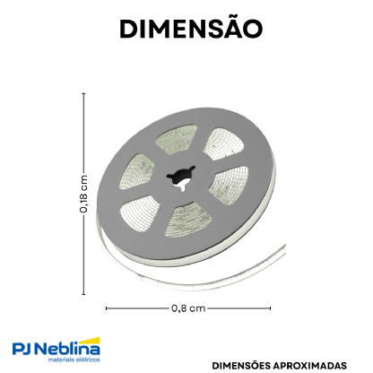 Fita Led Cob 13W/M 24V 4000K Branco Neutro 1200Lm/M (Rl C/5M) - Philips