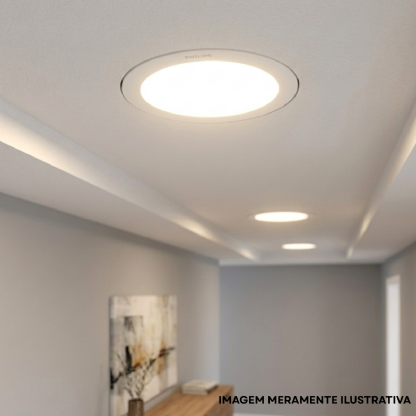 Luminária Plafon Led Embutir Red Branco 22W 100-240V 4000K Branco Neutro 2000Lm Dif - Philips