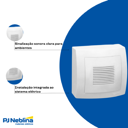Campainha Cigarra 220Vca Sistema X - Pial