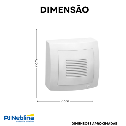 Campainha Cigarra 220Vca Sistema X - Pial