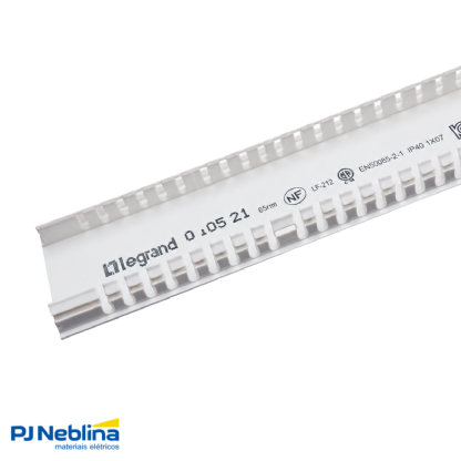Mata Junta Tampa Flexível Canaleta Dlp 65Mm Pvc Branco - Pial