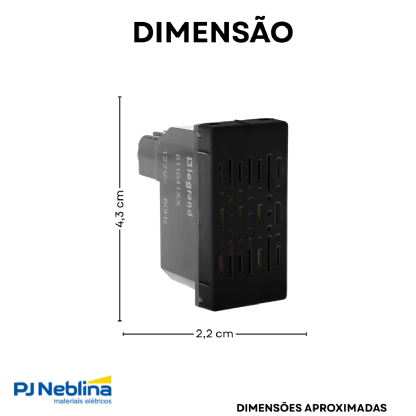 Módulo Campainha Cigarra 1 Mod 127V Preto Pialplus+ - Pial