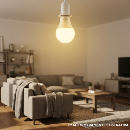 Lâmpada Led Bulbo A60 12W Bivolt E27 3000K Branco Quente Luz Amarela 1018Lm - Osram/Ledvance