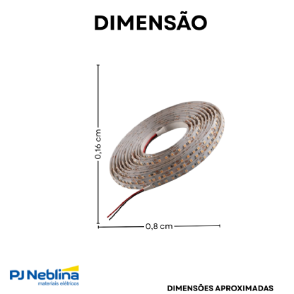 Fita Led 10W/M 12V 2700K Branco Quente 1010Lm/M (Rl C/5M) - Osram/Ledvance