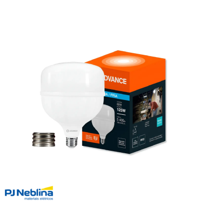 Lâmpada Led Bulbo Alta Potência T 65W Bivolt E27 6500K Branco Frio Luz Branca 5400Lm C/Adaptador - Osram/Ledvance