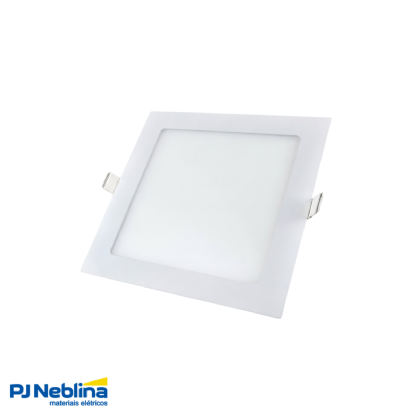 Plafon LED Quadrado Embutir 36W 4000K Bivolt Branco Neutro - Ourolux