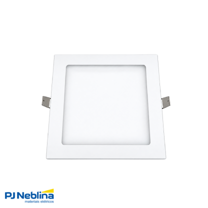 Plafon LED Quadrado Embutir 36W 4000K Bivolt Branco Neutro - Ourolux
