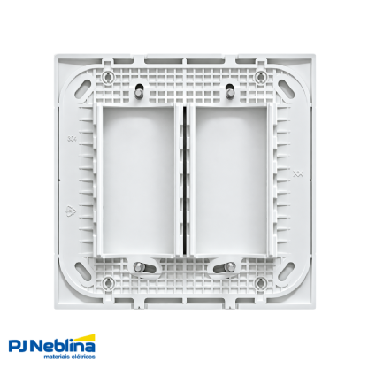 Placa Espelho 4x4 Cega Branco Fosco Lunare Up - Schneider