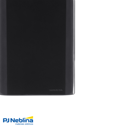 Placa Acabamento 4X2 Cega Grafite C/Suporte Giz - Tramontina