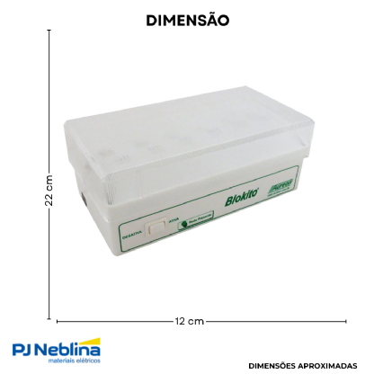 Luminária Emergência Led Aclaram Sobrepor 24Vcc 500Lm LLA-BLK 500/L - Aureon