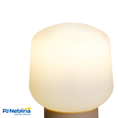 Luminária Abajur Led Sobrepor Tokio P/Lâmpada Bolinha 5W Bivolt C/Cabo 1,80M - Usare