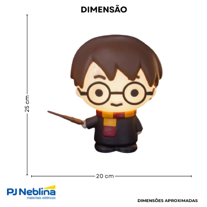 Luminária Mesa Led Harry Potter 5W Bivolt C/Cabo 1,80M - Usare