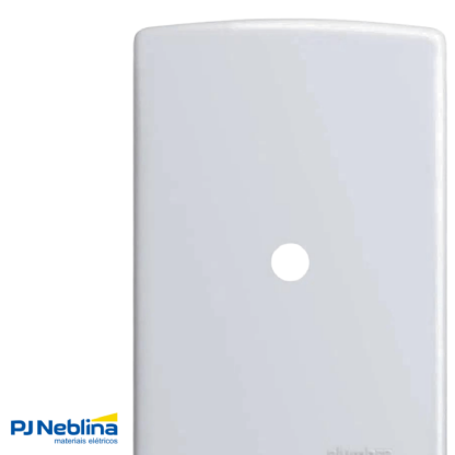 Placa Acabamento 4X2 Saída De Fio Branco C/Suporte Siena - Alumbra