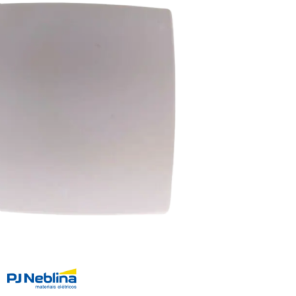 Placa Acabamento 4X4 Cega Branco C/Suporte Home - Building