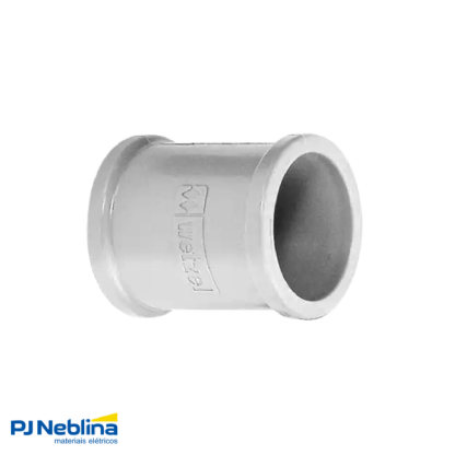 Luva Eletroduto 1Pol S/Rosca Pvc Branco - Wetzel