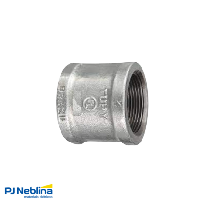 Luva Eletroduto Roscável 3Pol Bsp Aço Carbono Galv Fogo Nbr 5598 - Eletroduto/Est