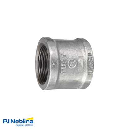 Luva Eletroduto Roscável 3Pol Bsp Aço Carbono Galv Fogo Nbr 5598 - Eletroduto/Est