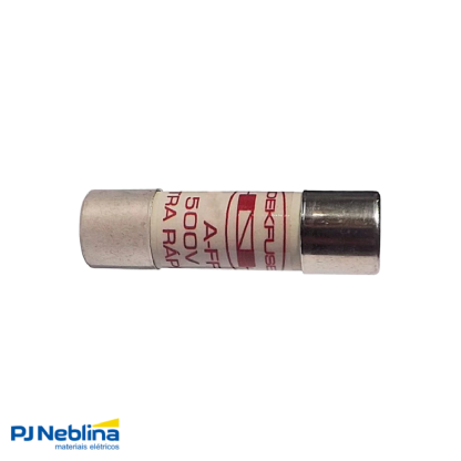 Fusível Cartucho Ultra Rápido Ar 10A 500V 10X38 mm - Dekfuse