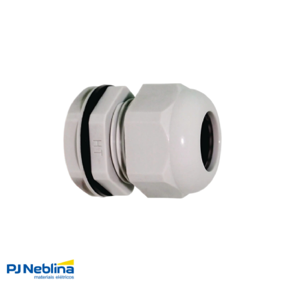 Prensa Cabo Nylon Pg09 Cinza Ip67 Curta - Hellermann