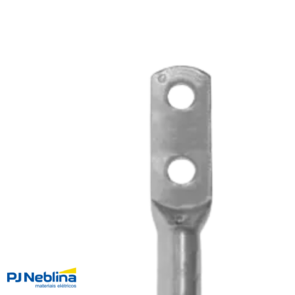 Terminal Compressão 185Mm 2 Compr 2 Furos F=13,8Mm 1/2 (M12) - Intelli
