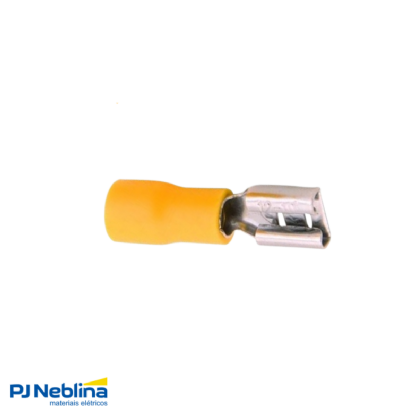 Terminal Femea 4,00-6,00Mm (12-10Awg) Pré-Isolado Amarelo - Magnet