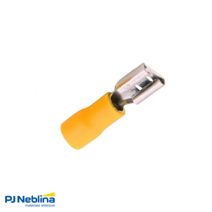 Terminal Femea 4,00-6,00Mm (12-10Awg) Pré-Isolado Amarelo - Magnet