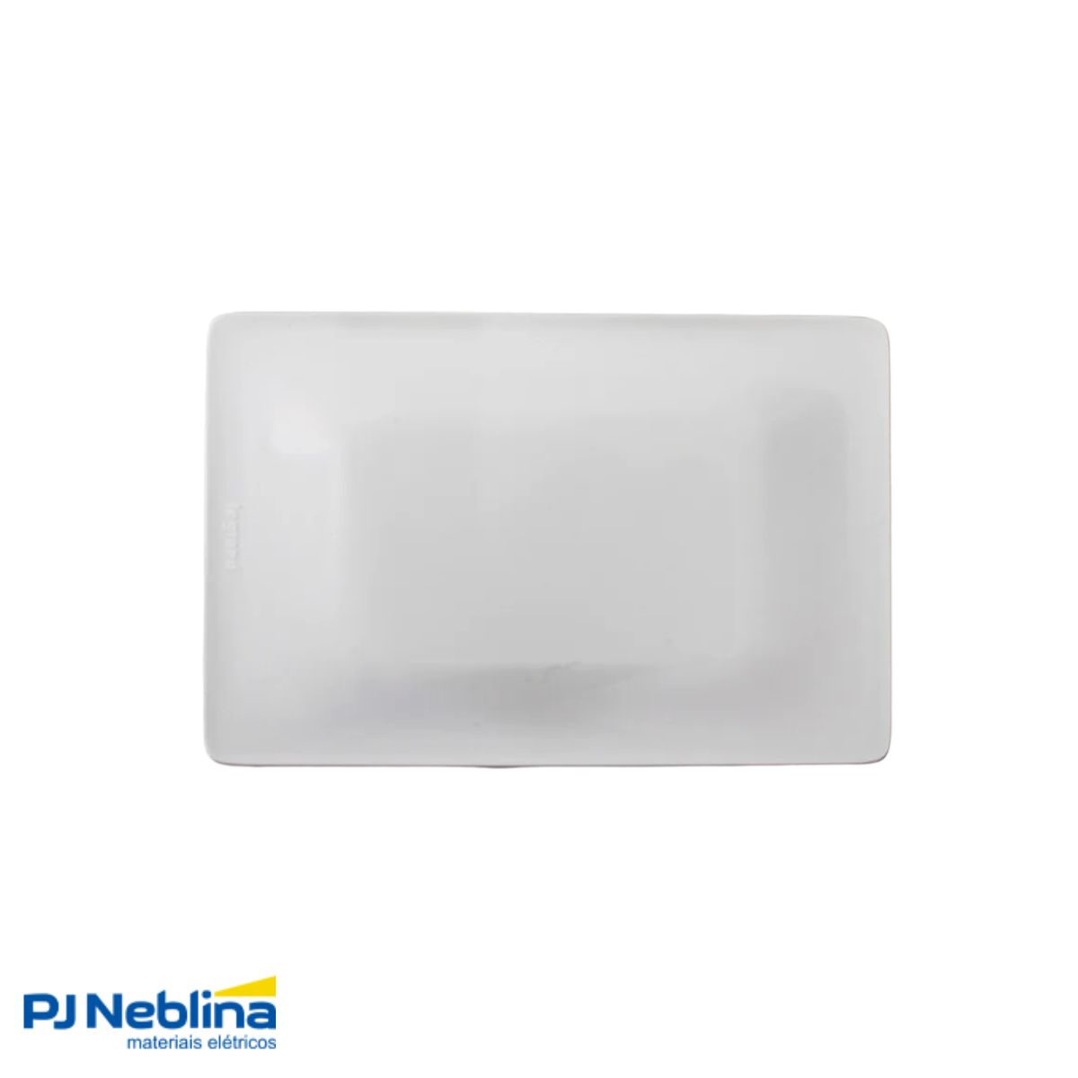 Placa Acabamento 4x2 Cega Bc C/suporte Zeffia