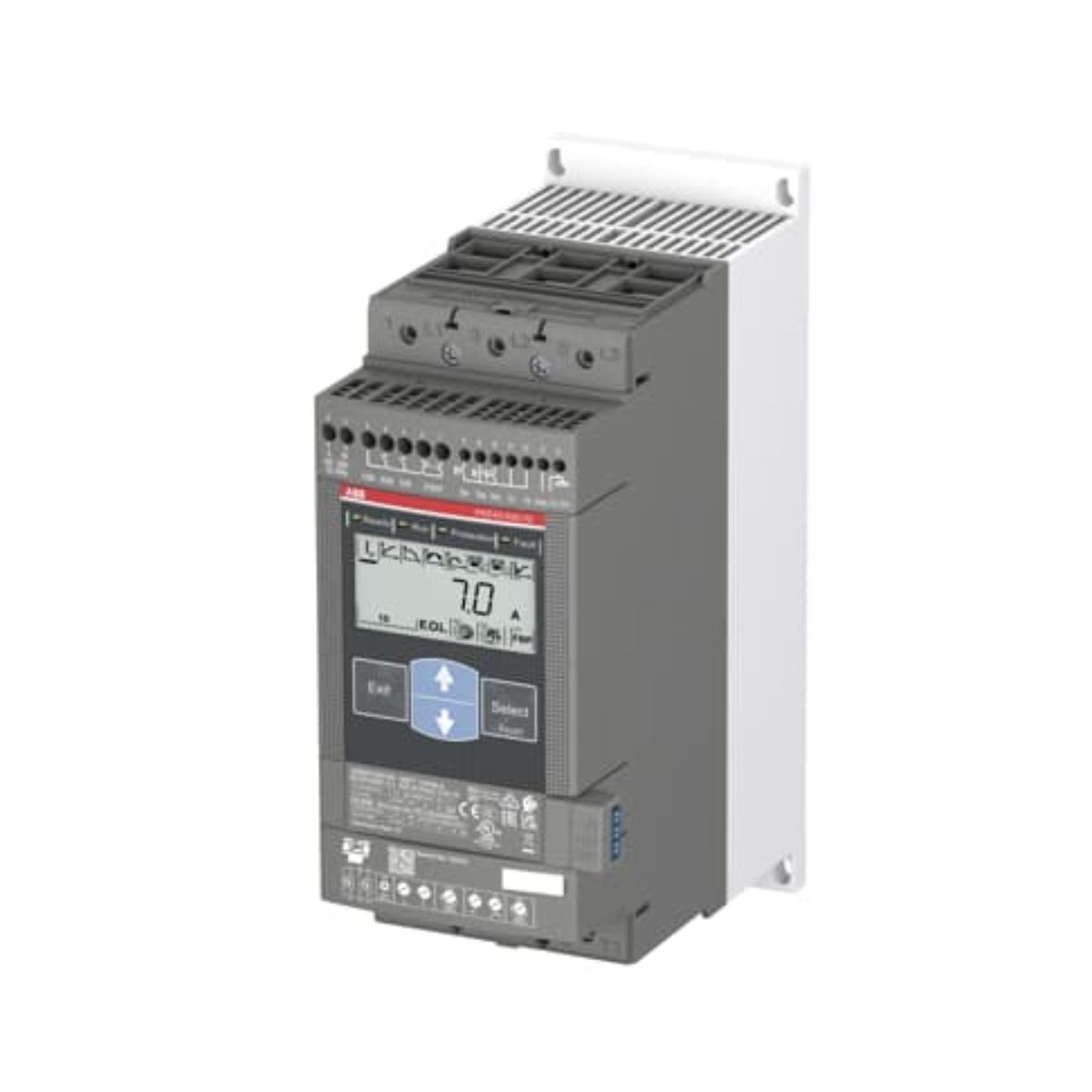 Chave Partida Softstarter Trifásico 45A 100-250V 30Kw Ip00 1SFA897105R7000 - ABB